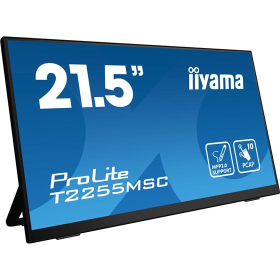ProLite T2255MSC-B1 pantalla para PC 54,6 cm (21.5") 1920 x 1080 Pixeles Full HD LCD Pantalla táctil Negro