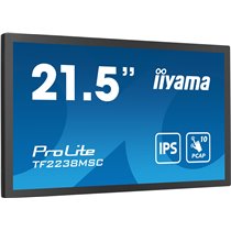 TF2238MSC-B1 pantalla para PC 53,3 cm (21") 1920 x 1080 Pixeles Full HD LED Pantalla táctil Negro