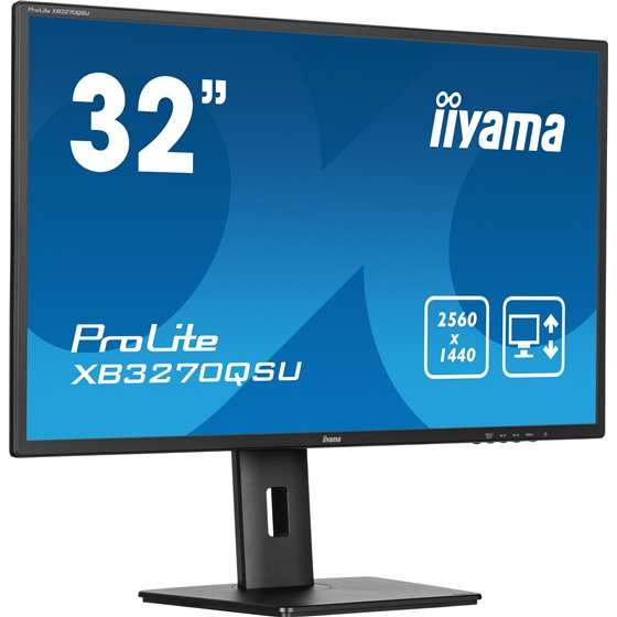 ProLite XB3270QSU-B1 pantalla para PC 80 cm (31.5") 2560 x 1440 Pixeles Quad HD LED Negro