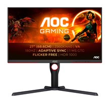 G3 Q27G3XMN/BK pantalla para PC 68,6 cm (27") 2560 x 1440 Pixeles 2K Ultra HD LED Negro, Rojo