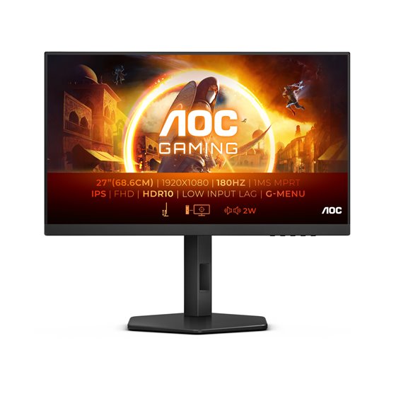 G4 27G4X pantalla para PC 68,6 cm (27") 1920 x 1080 Pixeles Full HD LED Negro, Gris