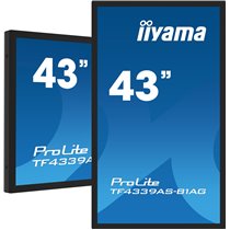 TF4339AS-B1AG pantalla para PC 108 cm (42.5") 3840 x 2160 Pixeles 4K Ultra HD LED Pantalla táctil Negro