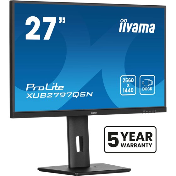 ProLite XUB2797QSN-B2 pantalla para PC 68,6 cm (27") 2560 x 1440 Pixeles Quad HD LED Negro