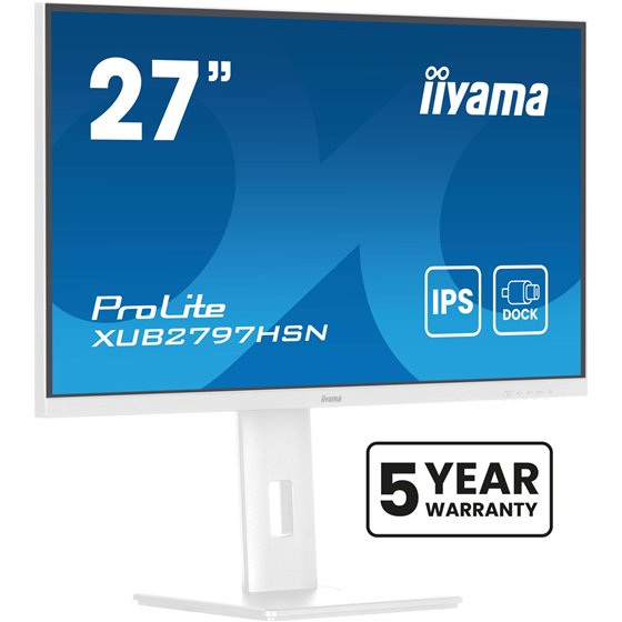 ProLite XUB2797HSN-W2 pantalla para PC 68,6 cm (27") 1920 x 1080 Pixeles Full HD LED Blanco