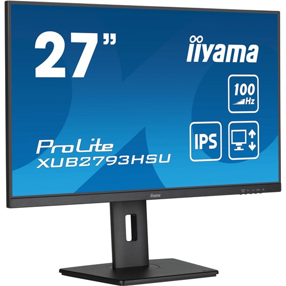 ProLite XUB2793HSU-B7 pantalla para PC 68,6 cm (27") 1920 x 1080 Pixeles Full HD LED Negro
