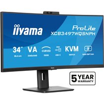 ProLite XCB3497WQSNPH-B1 pantalla para PC 86,4 cm (34") 3440 x 1440 Pixeles UltraWide Quad HD LED Negro