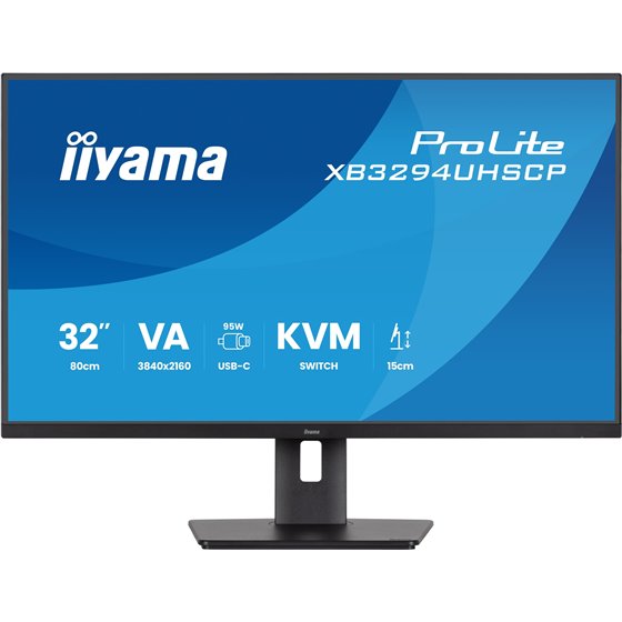 ProLite XB3294UHSCP-B1 pantalla para PC 80 cm (31.5") 3840 x 2160 Pixeles 4K Ultra HD Negro
