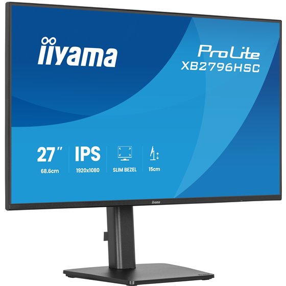 ProLite XB2796HSC-B1 pantalla para PC 68,6 cm (27") 1920 x 1080 Pixeles Full HD LED Negro