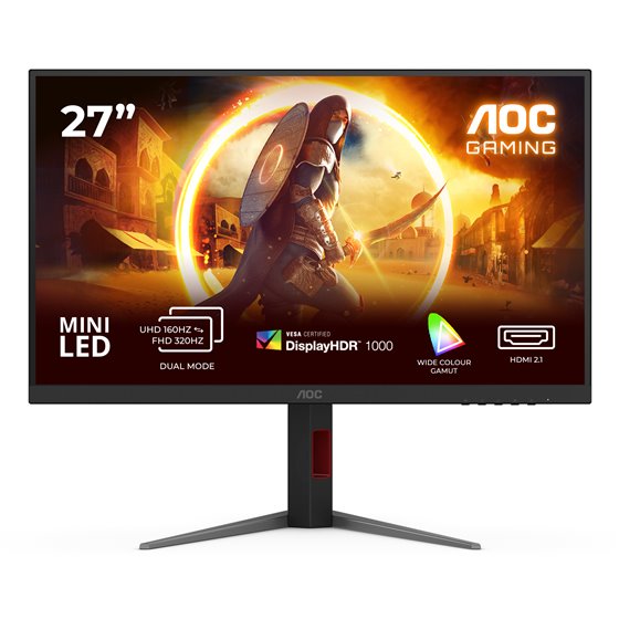 G4 U27G4XM pantalla para PC 68,6 cm (27") 3840 x 2160 Pixeles 4K Ultra HD LED Negro, Rojo