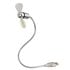 Ventilador USB, silencioso, con interruptor de encendido y apagado, color blanco