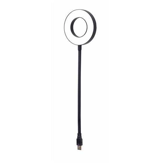 NL-LEDRING-01 aparato USB Negro, Blanco Lámpara