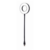 NL-LEDRING-01 aparato USB Negro, Blanco Lámpara