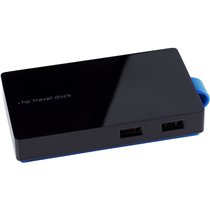 USB-A Travel Dock for All notebook Alámbrico USB 3.2 Gen 1 (3.1 Gen 1) Type-A Negro