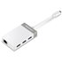 TUC-ETGH3 base para portátil y replicador de puertos USB 3.2 Gen 1 (3.1 Gen 1) Type-C Gris, Blanco