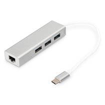 Hub de USB 3.0 Type-C™ con Gigabit Ethernet