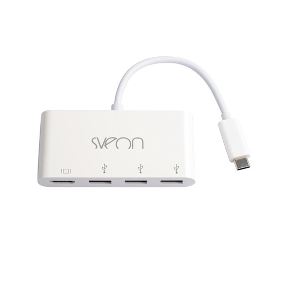 SCT502 base para portátil y replicador de puertos USB 3.2 Gen 1 (3.1 Gen 1) Type-C Blanco