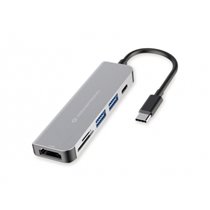 DONN02G base para portátil y replicador de puertos USB 3.2 Gen 1 (3.1 Gen 1) Type-C Aluminio