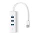 UE330 base para portátil y replicador de puertos Alámbrico USB 3.2 Gen 1 (3.1 Gen 1) Type-A Blanco