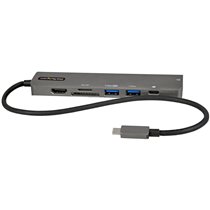 Adaptador Multipuertos USB C - Docking Station USB Tipo C a HDMI 2.0 4K 60Hz - Entrega de Alimentación 100W Pass-through - SD - 