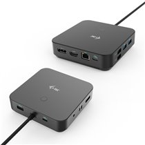 USB-C HDMI Dual DP Docking Station with Power Delivery 100 W