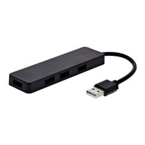 HUBUSBFIRST base para portátil y replicador de puertos Alámbrico USB 2.0 Negro