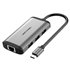 Docking USB Tipo-C CNCHB/ 1xHDMI/ 3xUSB/ 1xUSB Tipo-C PD/ 1xRJ45/ Gris