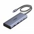 7-in-1 USB-C Hub CM498 Acoplamiento Base Gris