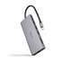 Hub USB-C 12 en 1, Conversor USB-C 3.1 a 3xUSB-A 3.2 + USB-C 3.2 + USB-C PD + 2xHDMI 4K@60Hz + DP 4K@60Hz + RJ45 1Gbps + TF + SD