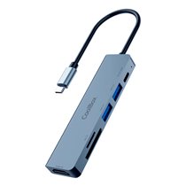 MINIDOCK C61 ALUMINIO USB-C A HDMI 4K/2xUSB-A/USB-C PD/SD/MICROSD PC/MAC/CONSOLAS