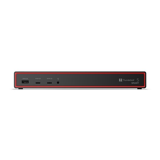 ThinkPad Thunderbolt 5 Smart Dock 7500 Alámbrico Negro
