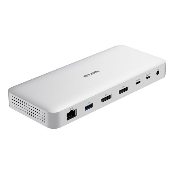 DUF-901/E base para portátil y replicador de puertos Alámbrico USB4 Gris