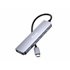 133499 base para portátil y replicador de puertos Alámbrico USB 3.2 Gen 2 (3.1 Gen 2) Type-C Gris