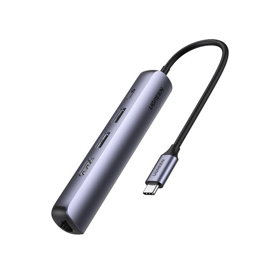 10919 base para portátil y replicador de puertos Alámbrico USB 3.2 Gen 1 (3.1 Gen 1) Type-C Gris