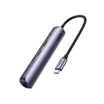 10919 base para portátil y replicador de puertos Alámbrico USB 3.2 Gen 1 (3.1 Gen 1) Type-C Gris