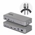 Docking Station USB-C de 2 Monitores HDMI - 4K 60Hz - Red Ethernet de 1Gbps - Dock Multipantalla - PD de 100W para Carga de Port