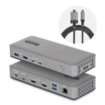 Docking Station USB-C de 2 Monitores HDMI - 4K 60Hz - Red Ethernet de 1Gbps - Dock Multipantalla - PD de 100W para Carga de Port