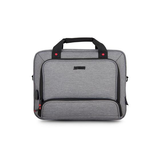 Mixee maletines para portátil 39,6 cm (15.6") Maletín Gris, Rosa