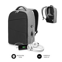 Mochila Antirrobo Secure V2 AP Antitheft Backpack Gris/Negra
