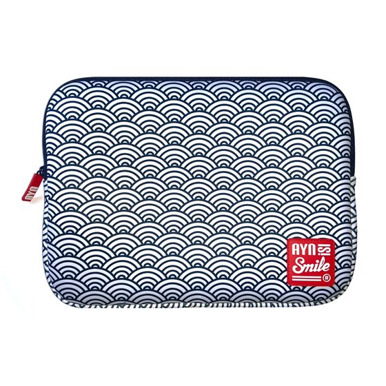 Laptop sleeve Kimono 1¡"13-14" Seigaiha