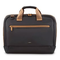 Ultra Lightweight 35,8 cm (14.1") Maletín Toploader Beige, Negro