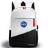 MOCHILA NASA WHITE-BLACK