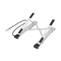 Soporte variable para notebook con hub USB-C™ integrado, 5 puertos