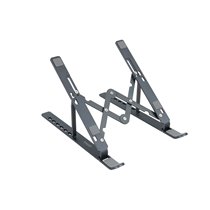 Soporte Elevador para Portátiles, Tablets, Móviles y Libros, Gris