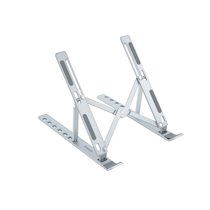 Soporte Elevador para Portátiles, Tablets, Móviles y Libros, Plata