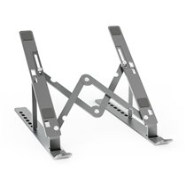 Soporte de Sobremesa Ajustable para Portatil / Tablet, Gris