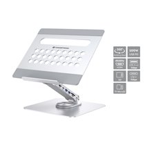 DONN27G soporte para ordenador portátil Plata