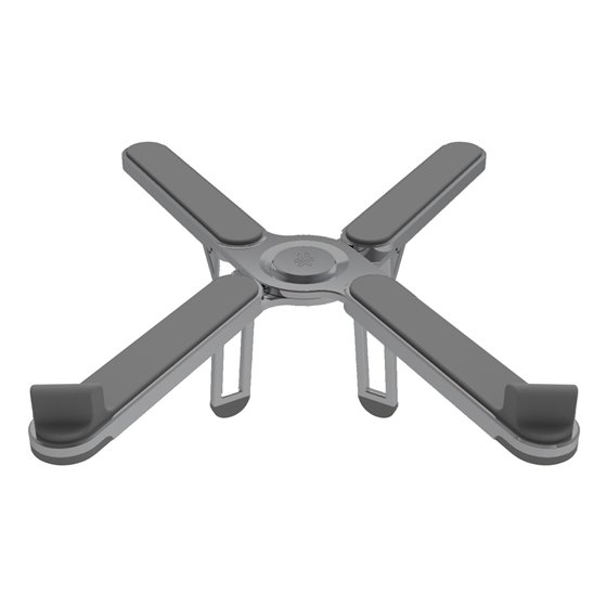 SWMAGICSTANDX soporte para ordenador portátil Soporte para ordenador portátil y tableta Gris Oscuro 40,6 cm (16")