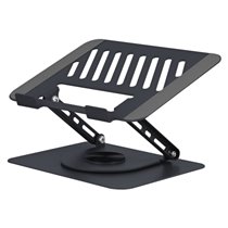 NBSTAND360 soporte para ordenador portátil Soporte para ordenador portátil y tableta Negro 38,1 cm (15")