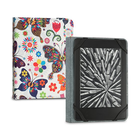 Funda Libro Electrónico Clever Ebook Case 6" Mariposas