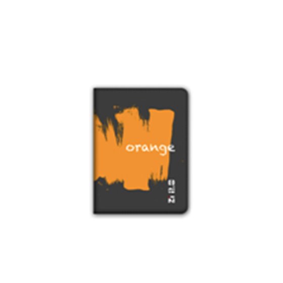 ZX005 funda para tablet 20,3 cm (8") Folio Negro, Naranja